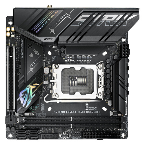 Материнская плата ASUS ROG STRIX B660-I GAMING WIFI, LGA 1700, Intel B660, mini-ITX, Ret