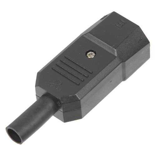 Вилка LanMaster LAN-IEC-320-C14 IEC 60320 C14 10A 250V black