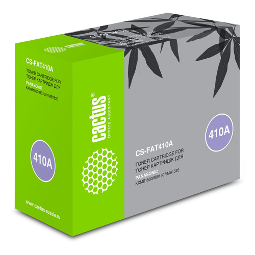 Картридж Cactus CS-FAT410A, KX-FAT410A7, черный / CS-FAT410A