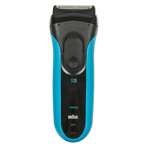   Ситилинк Электробритва Braun Series 3 3010S, синий и черный