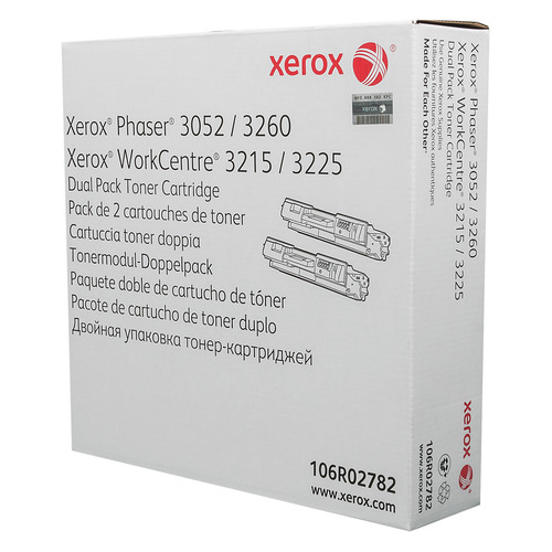 Картридж (двойная упаковка) Xerox 106R02782, черный / 106R02782