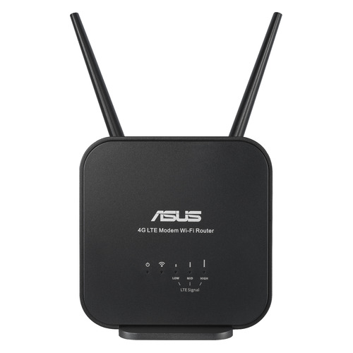 Wi-Fi роутер ASUS 4G-N12, N300, черный