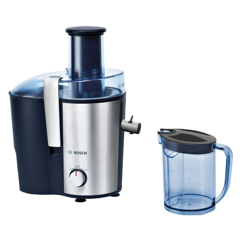   Ситилинк Соковыжималка Bosch MES3500, центробежная, серебристый и синий
