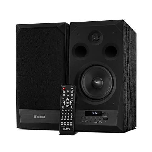 Колонки Bluetooth Sven MC-20, 2.0, черный [sv-014438]