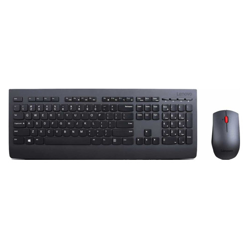 Комплект (клавиатура+мышь) Lenovo Combo Professional, USB, беспроводной, черный [4x30h56821]