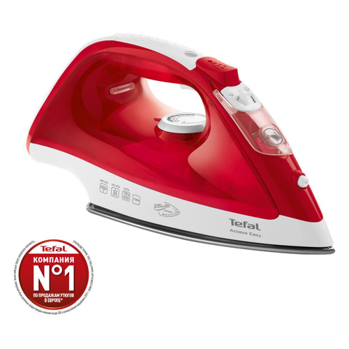 Утюг Tefal FV1543E0, 2290Вт, красный/ белый [1830006329]