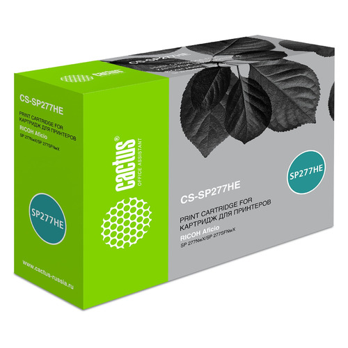 Картридж Cactus CS-SP277HE, 408160, черный / CS-SP277HE