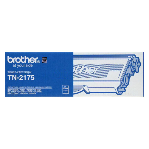 Картридж Brother TN2175, черный / TN2175