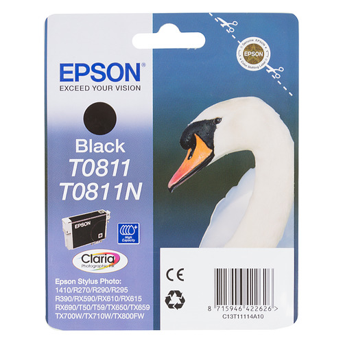 Картридж Epson T0811, черный / C13T11114A10