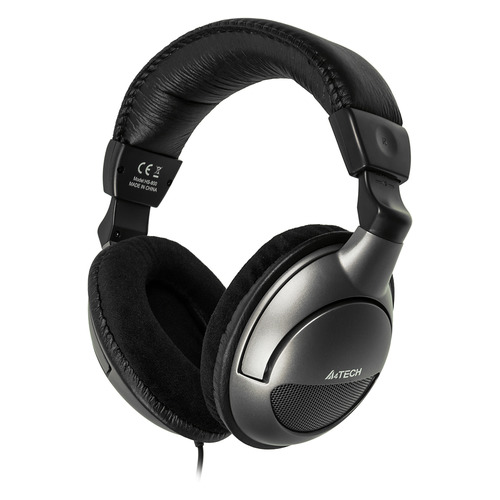 Гарнитура игровая A4TECH HS-800, для компьютера, мониторные, серебристый