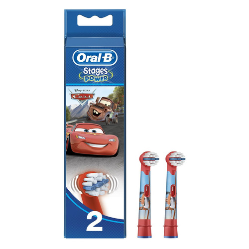 Сменные насадки для зубной щетки Oral-B Kids Stages Cars Miki Princess, 2 шт [81318057/80250543]