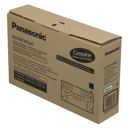 Картридж Panasonic KX-FAT410A, черный / KX-FAT410A7