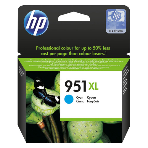 Картридж HP 951XL, голубой / CN046AE