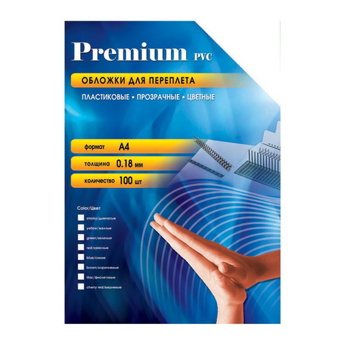  Обложка Office Kit PGA400180, A4, 180мкм, 100, зеленый