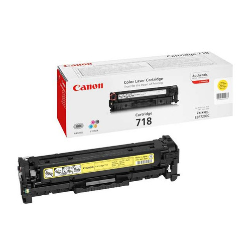 Картридж Canon 718Y, желтый / 2659B002