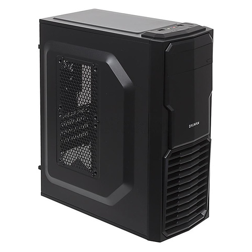   Ситилинк Корпус mATX Zalman ZM-T4, Mini-Tower, без БП, черный