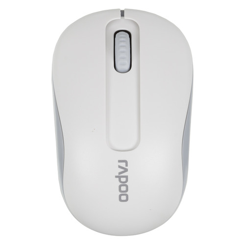 Мышь Rapoo M10, оптическая, беспроводная, USB, белый [10926]