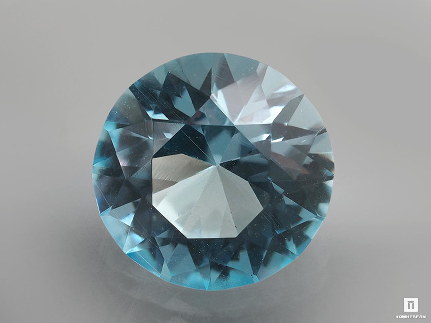   Камневеды Топаз голубой, огранка 8х5 мм (2,05 ct)