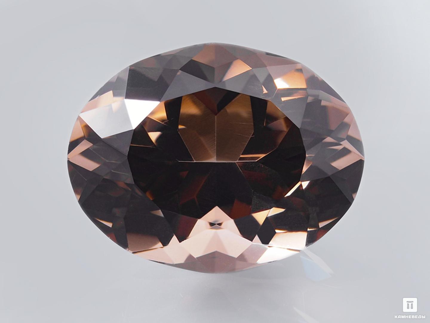   Камневеды Дымчатый кварц (раухтопаз), огранка 13х10х8,5 мм (5,8 ct)