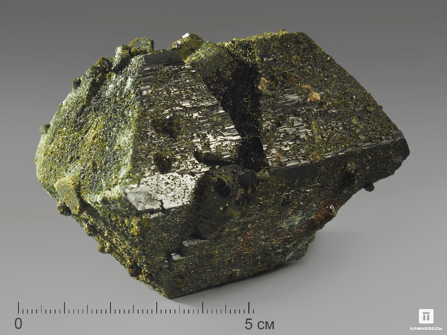   Камневеды Эпидот, кристалл 7,4х5,7х5,4 см