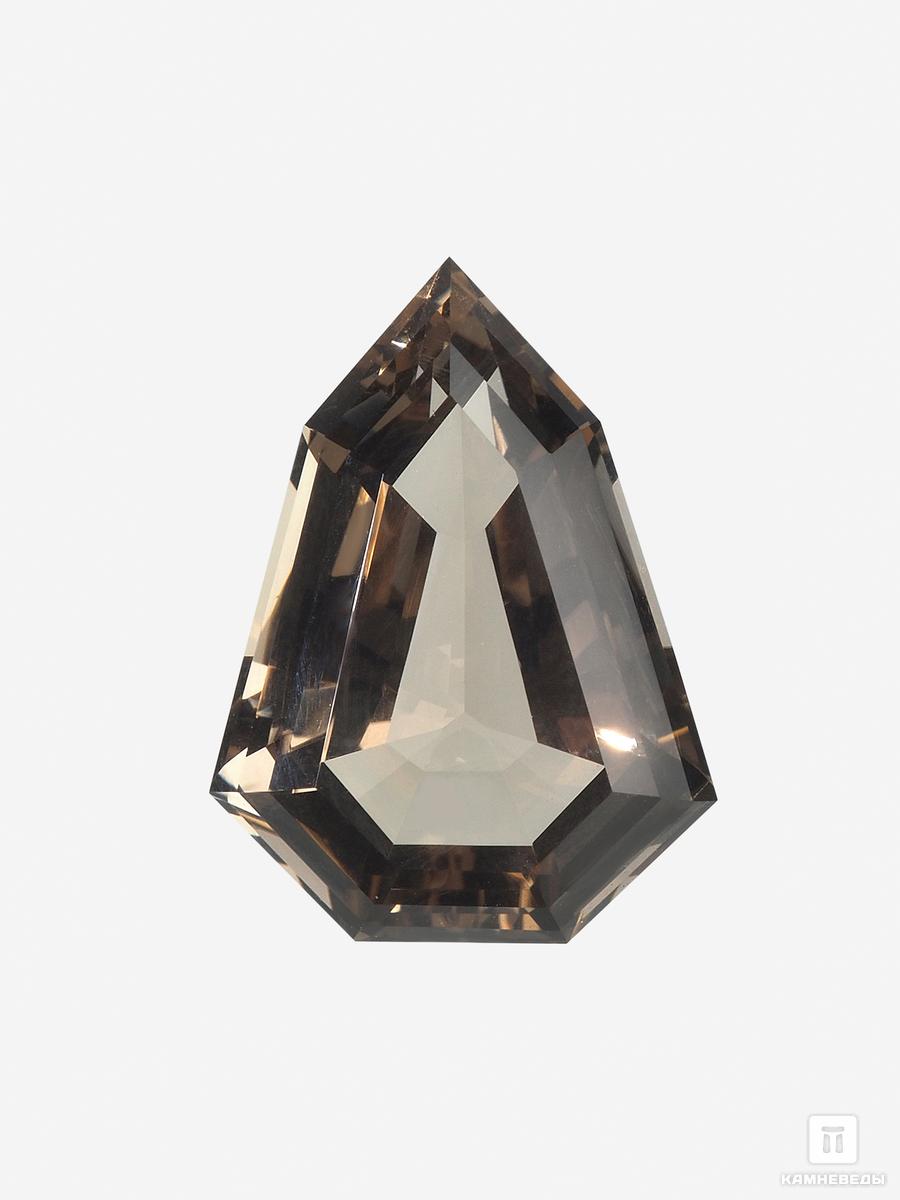  Дымчатый кварц (раухтопаз), огранка 25х18,5х11,5 мм (25 ct)
