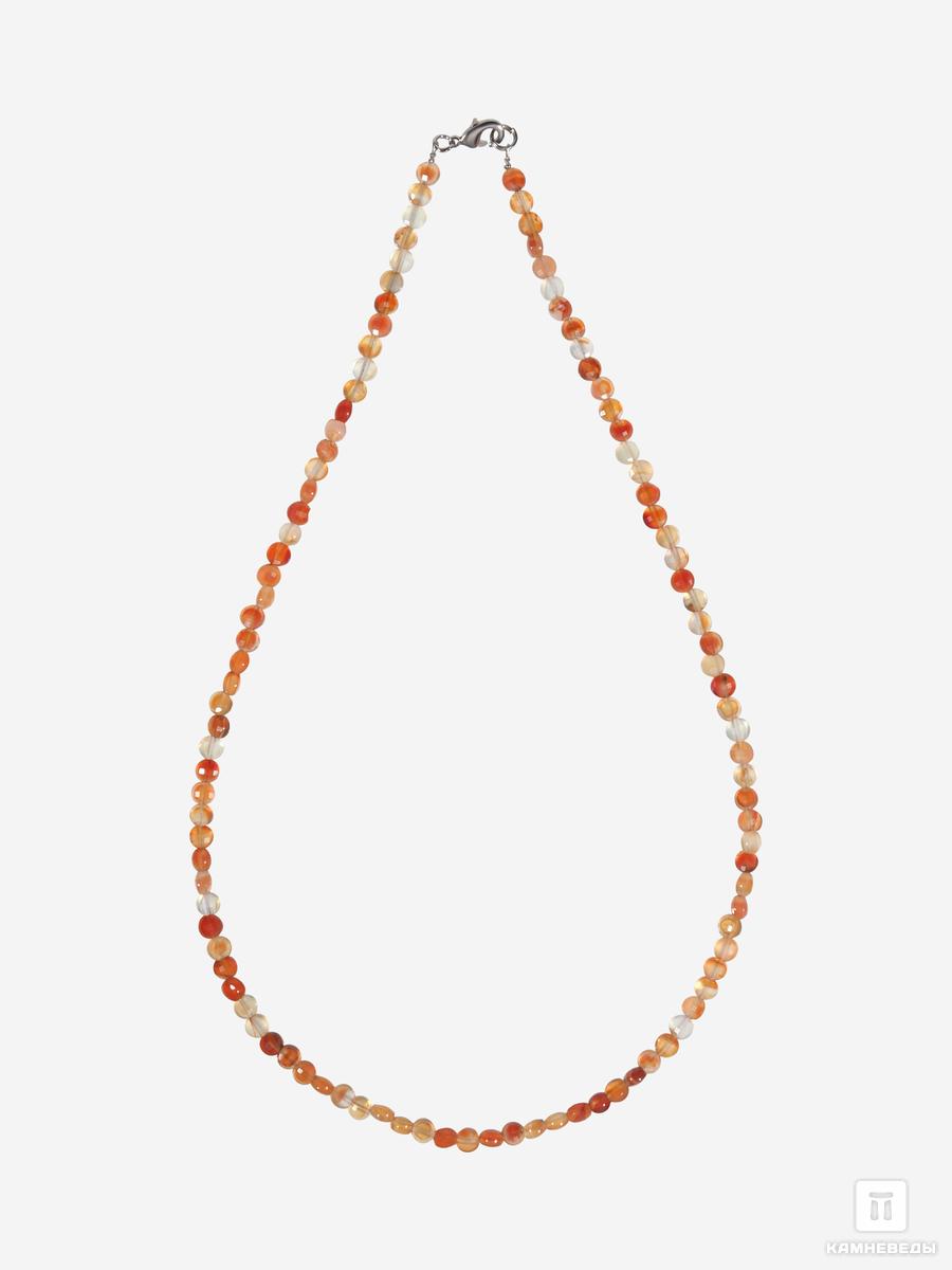 Бусы из сердолика, огранка