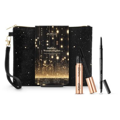 HOLIDAY WONDERLIGHTS - STAYGLAM BLACK DUO EYES GIFT SET/ПРАЗДНИЧНЫЕ ОГНИ – НАБОР МАКИЯЖА ДЛЯ ГЛАЗ «ГЛАМУРНЫЙ ДУЭТ»