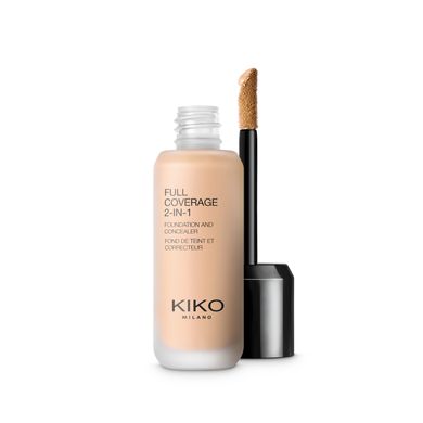 FULL COVERAGE 2-IN-1 FOUNDATION & CONCEALER/2-В-1 ТОНАЛЬНОЕ СРЕДСТВО И КОНСИЛЕР С ВЫСОКОЙ СТЕПЕНЬЮ ПОКРЫТИЯ