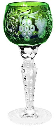 Ajka Crystal Grape Emerald фужер для вина 220 мл