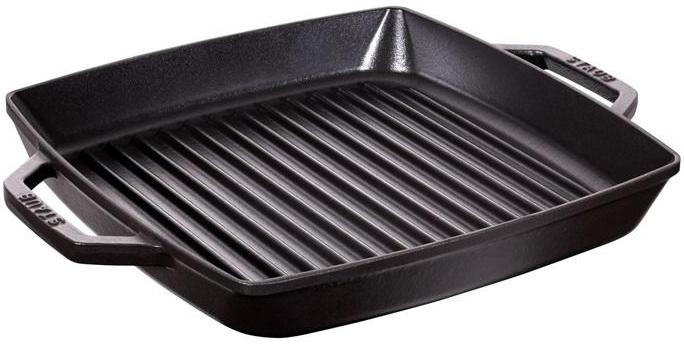 Staub Specials сковорода-гриль квадратная 28х28 см, черная