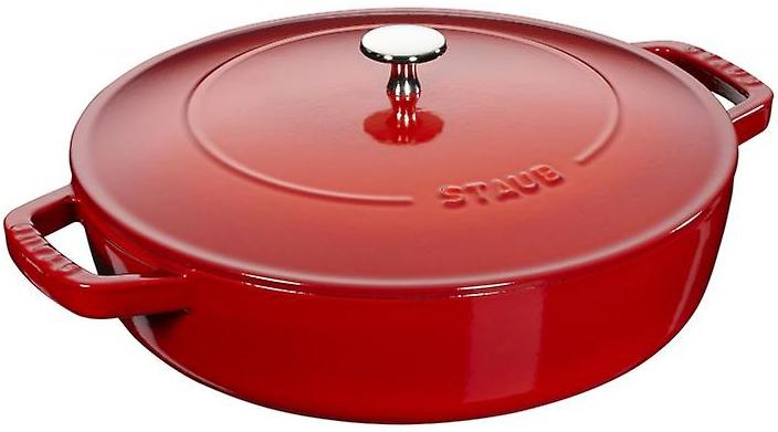 Staub La Cocotte Чистера с чугунной  крышкой 3,7 л, вишневый