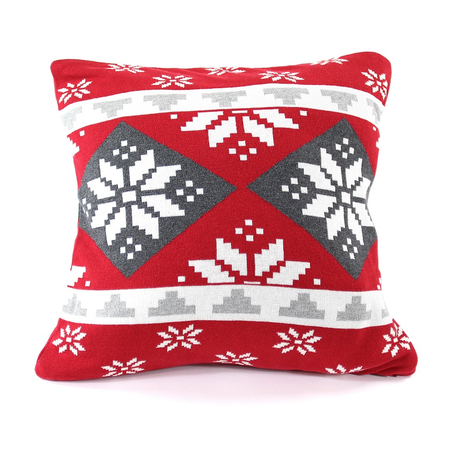 EnjoyMe Подушка с орнаментом christmas story, 45х45 см