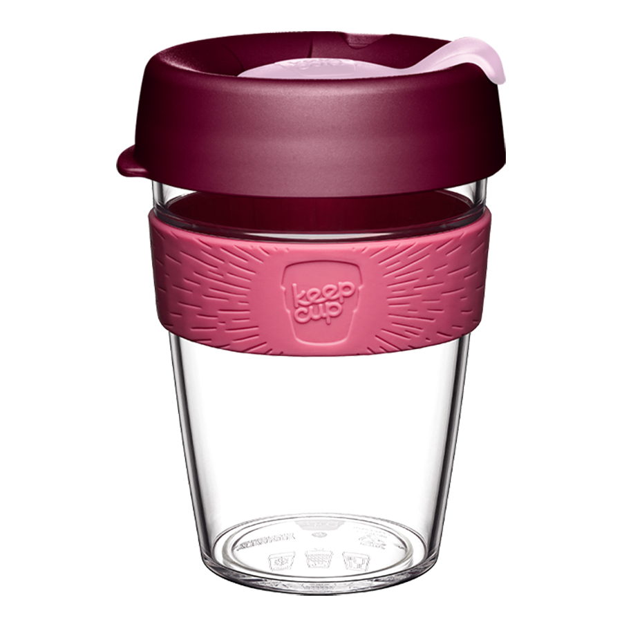 KeepCup Кружка keepcup original m 340 мл clear bayberry