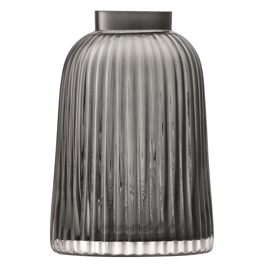 LSA International Pleat Ваза, 20 см, серая