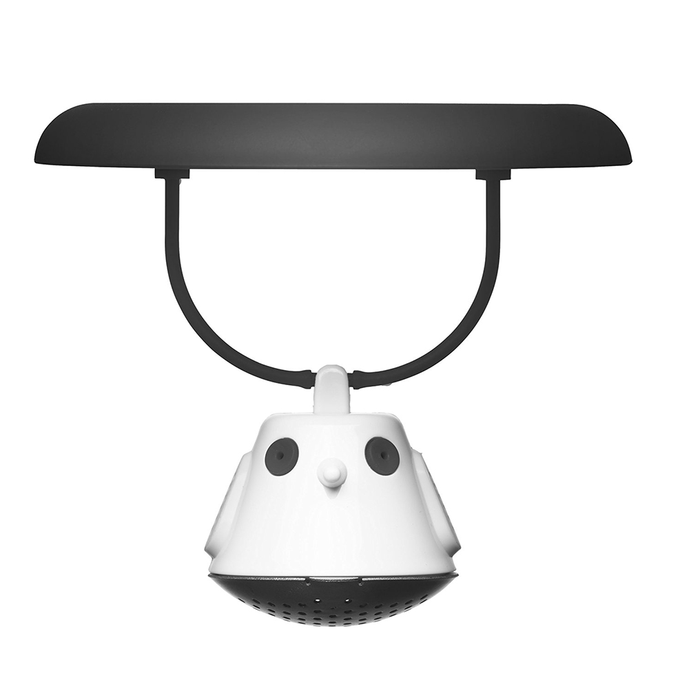 QDO Емкость для заваривания чая с крышкой Birdie Swing чёрная