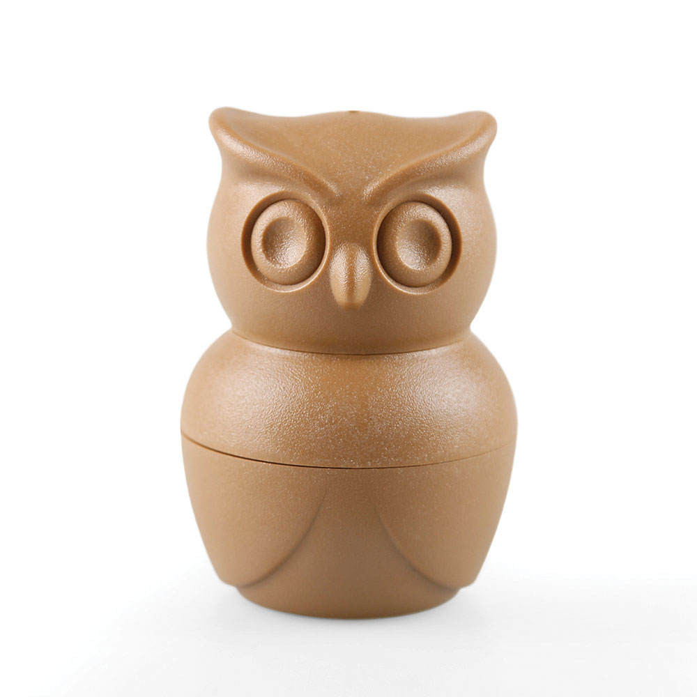 Детские ланч-боксы Qualy Набор для завтрака Morning Owl коричневый
