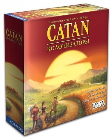   Котофото Настольная игра Hobby world Колонизаторы (4-е рус. изд.)