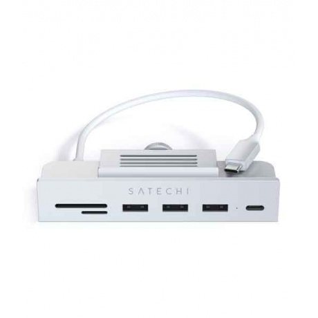 USB-C-концентратор Satechi Aluminum USB-C Clamp Hub для 24 iMac - Silver