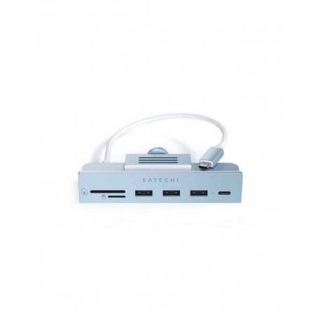 USB-C-концентратор Satechi Aluminum USB-C Clamp Hub для 24 iMac синий