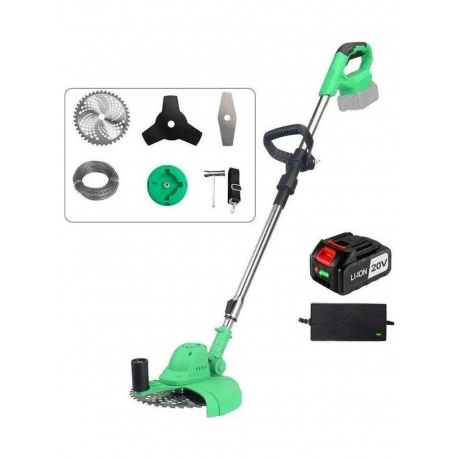 Триммеры и мотокосы Триммер аккумуляторный бесщеточный ZITREK GreenCut 20V (20В, Li-ion аккумулятор 1шт)