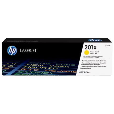   Котофото Картридж HP CF402X для HP CLJ Pro M252/M277, желтый