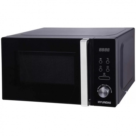 Микроволновые печи  Котофото Микроволновая печь Hyundai HYM-D3001 20л. 700Вт черный/хром