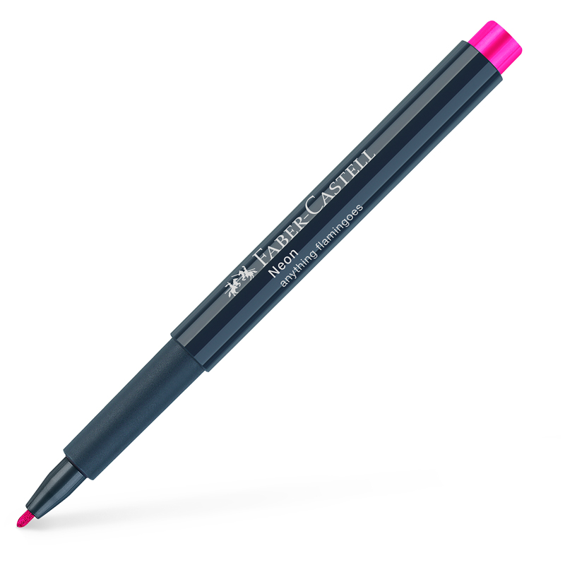Маркер для декорирования Faber-Castell Neon 1,5 мм, пулевидный, ярко-розовый