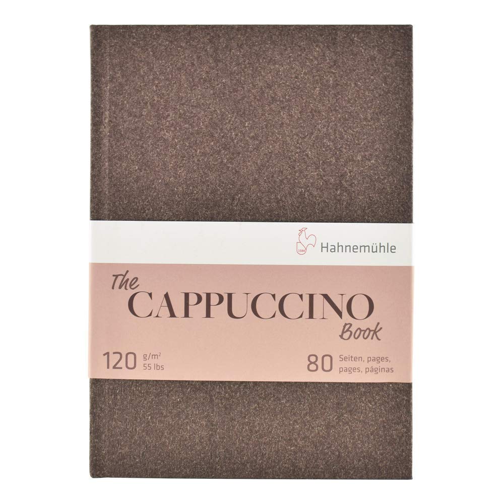 Блокнот для набросков Hahnemuhle Cappuccino А5 40 л 120 г светло-коричневый, жесткая обложка