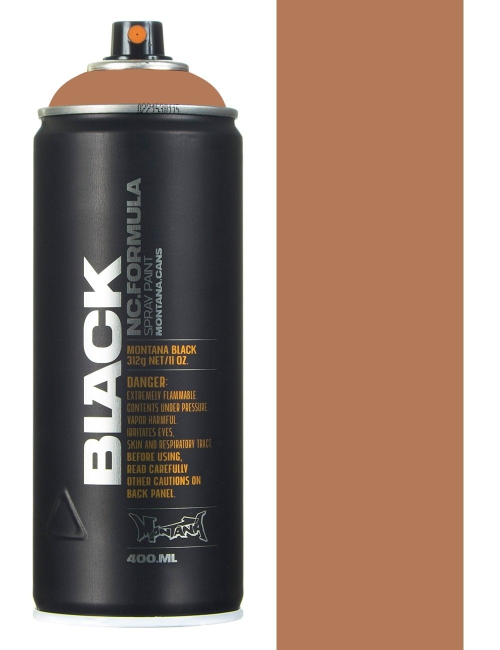 Краска для граффити Montana Black 400 мл в аэрозоли, коричневый фраппе