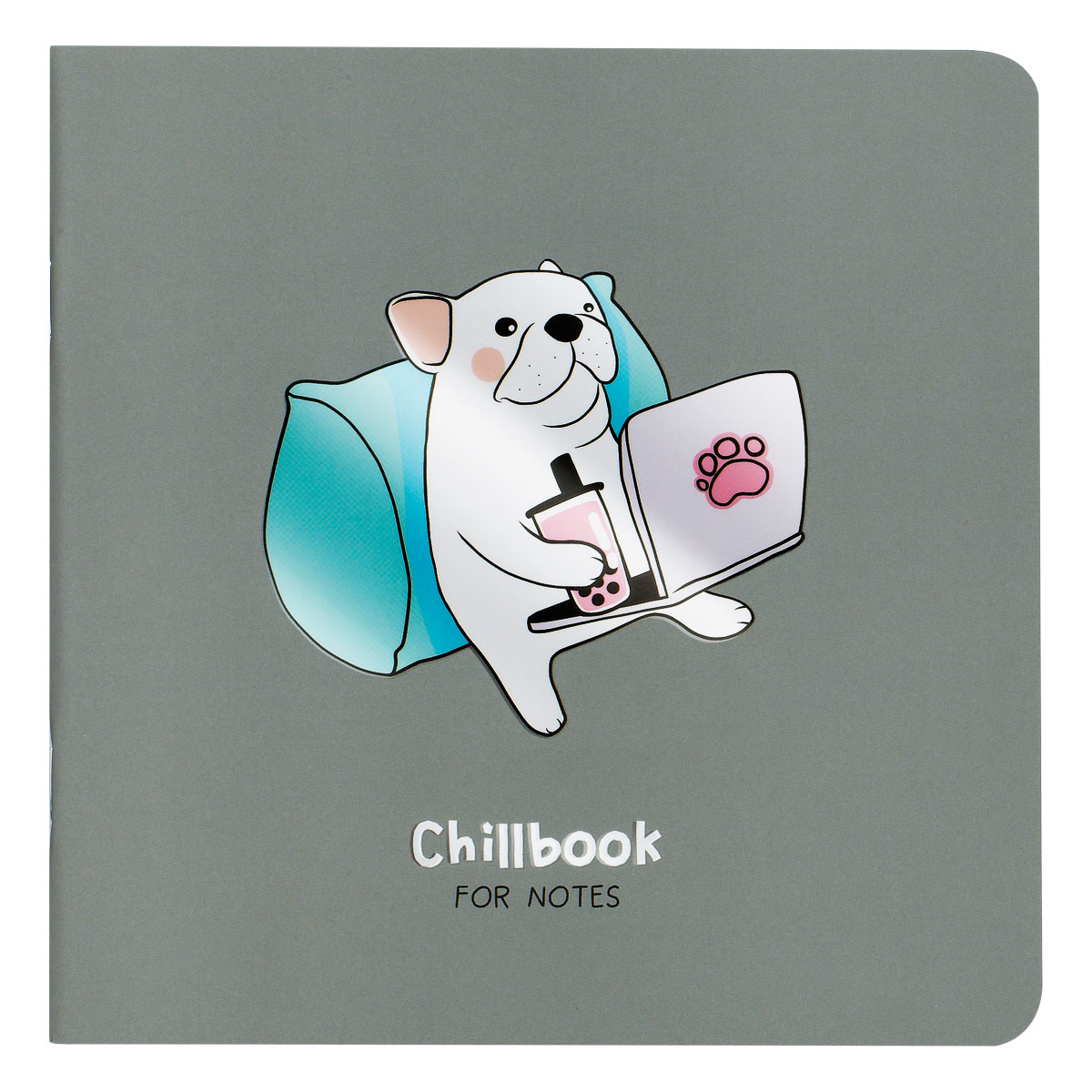 Записная книжка без линовки на скрепке MESHU Chillbook 170*170 мм 40 л 80 г