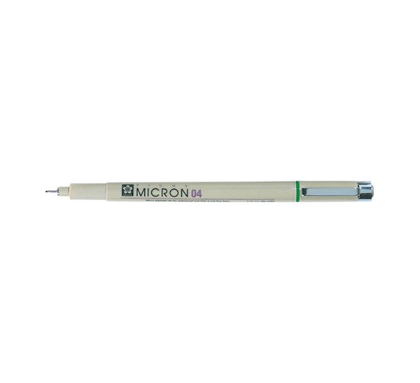 Линер Sakura PIGMA MICRON 04 0,40 мм, зеленый