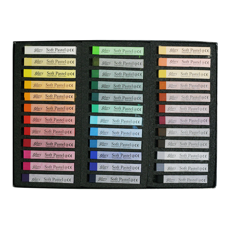 Набор сухой пастели Mungyo Gallery Soft pastel 36 цв, мягкая, квадратная, в картонной коробке