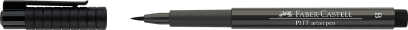 Ручка капиллярная Faber-Castell Pitt artist pen B, теплый серый 5