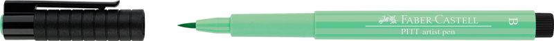 Ручка капиллярная Faber-Castell Pitt artist pen B, зеленый